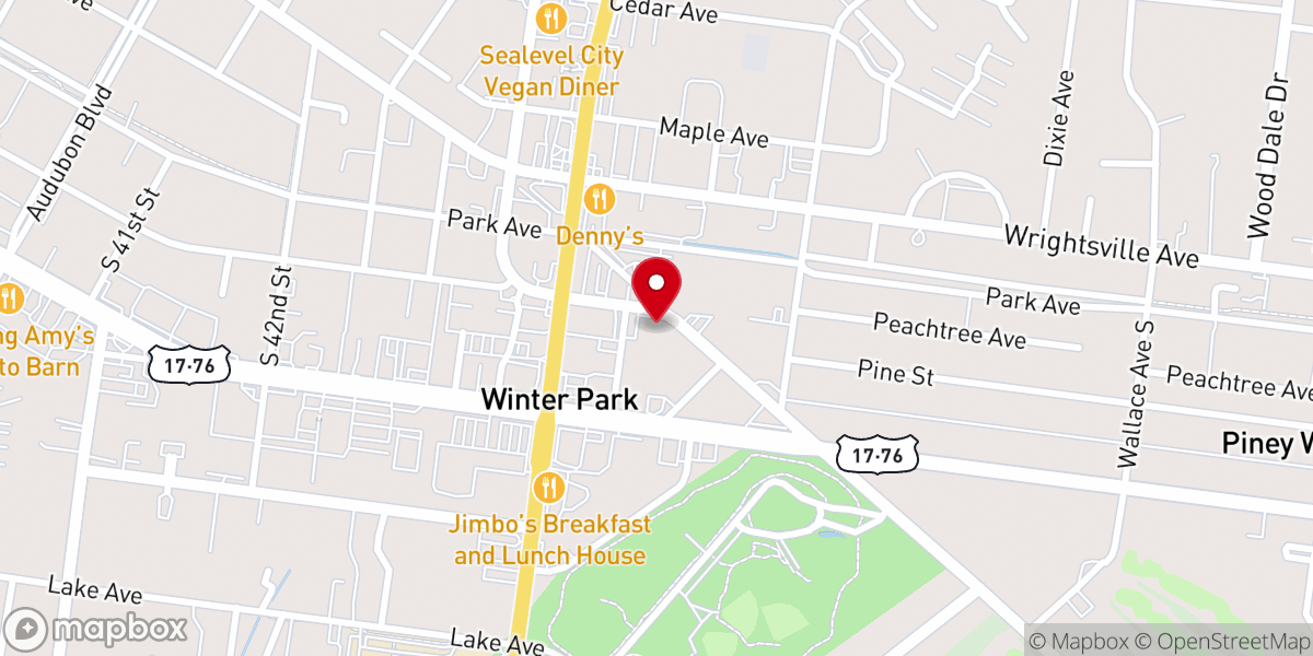 Map showing location of Wesley Memorial Umc Activity Building