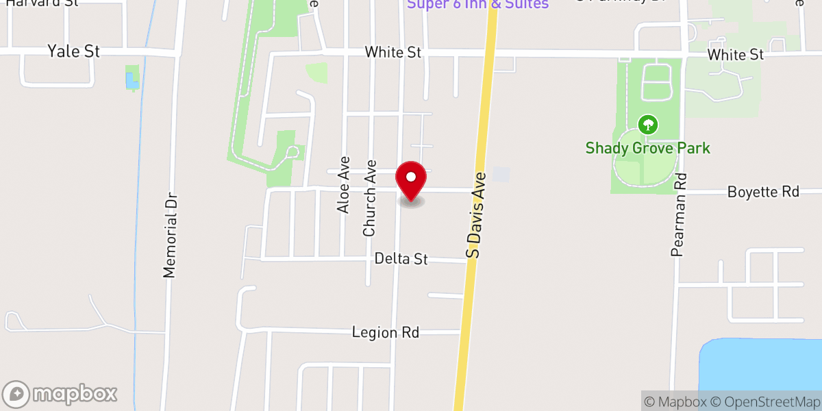 Map showing location of Greater New Kingdom M.b. Church