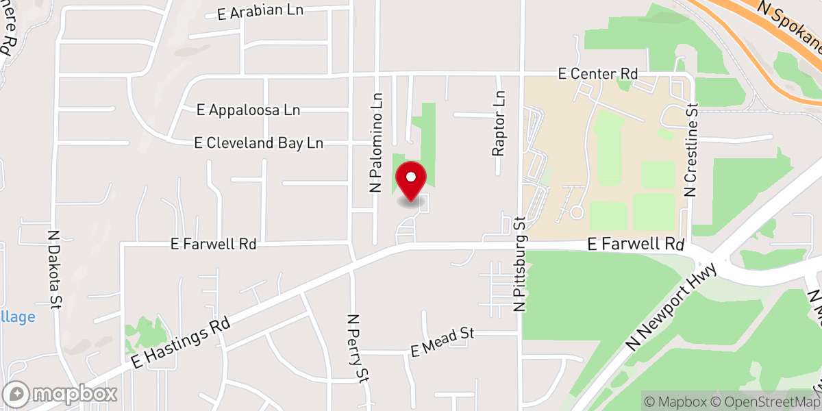 Map showing location of New Creation Fellowship