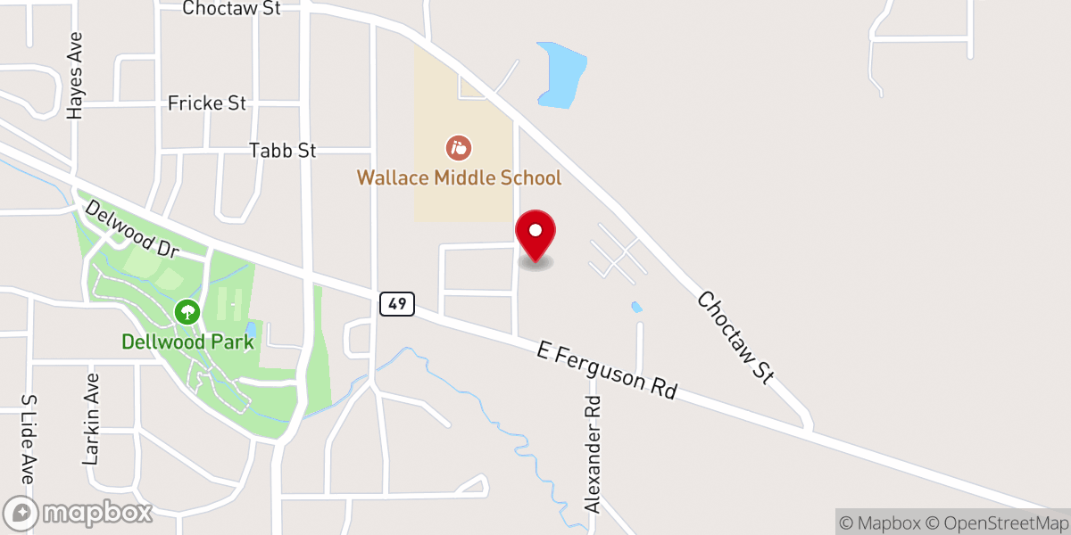 Map showing location of Living Truth Fellowship