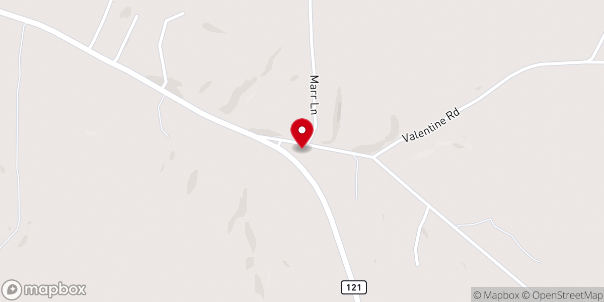 Map showing location of New Mt Carmel Baptist Church