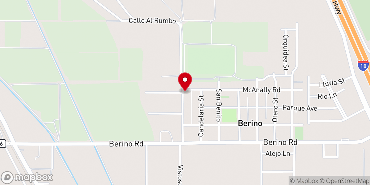 Map showing location of Iglesia de Jesucristo Apostolica