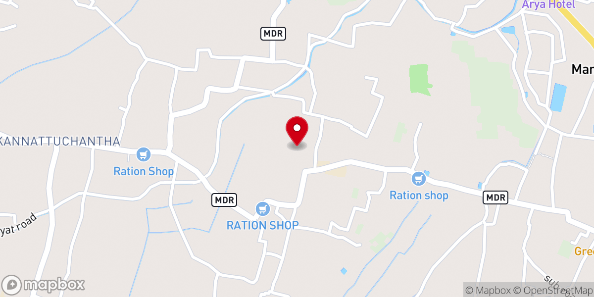 Map showing location of Assemblies of God Church