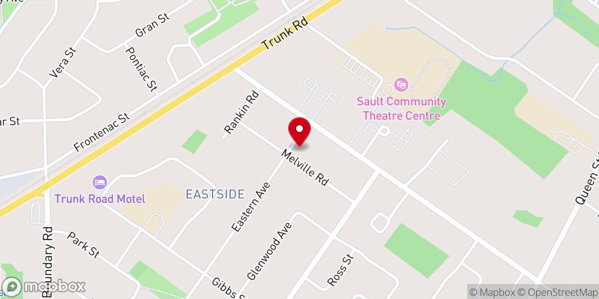Map showing location of City Bible Church