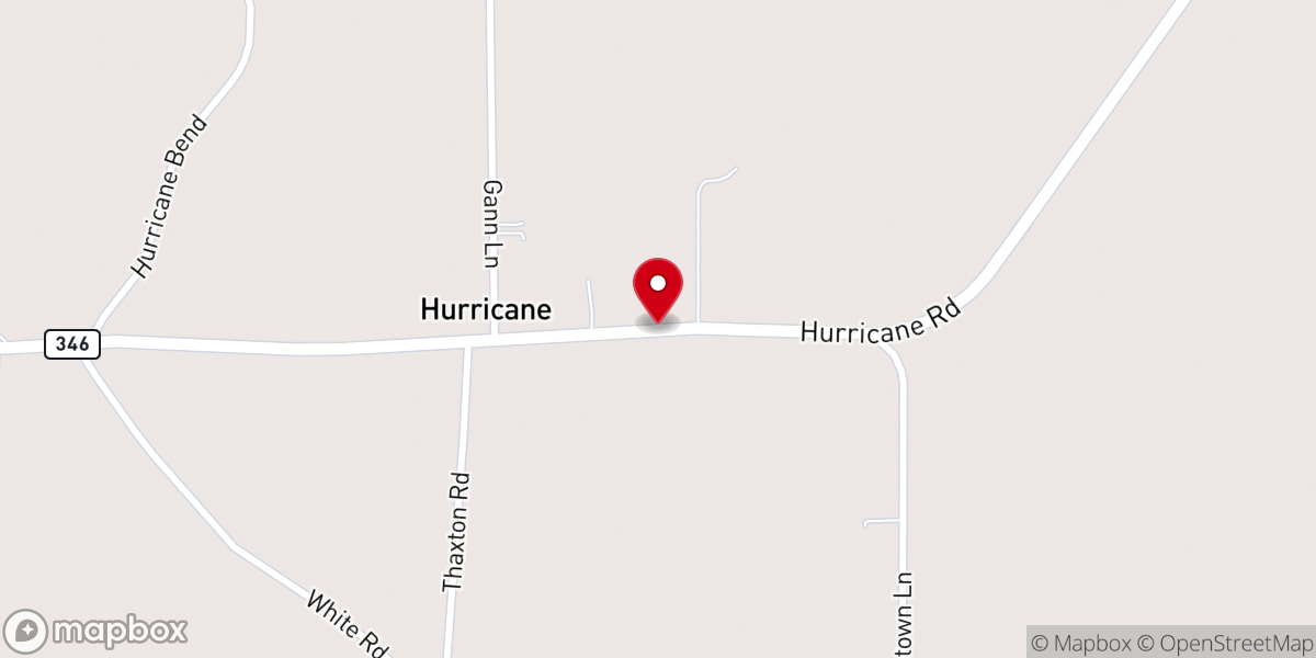 Map showing location of Oak Dale Baptist Church