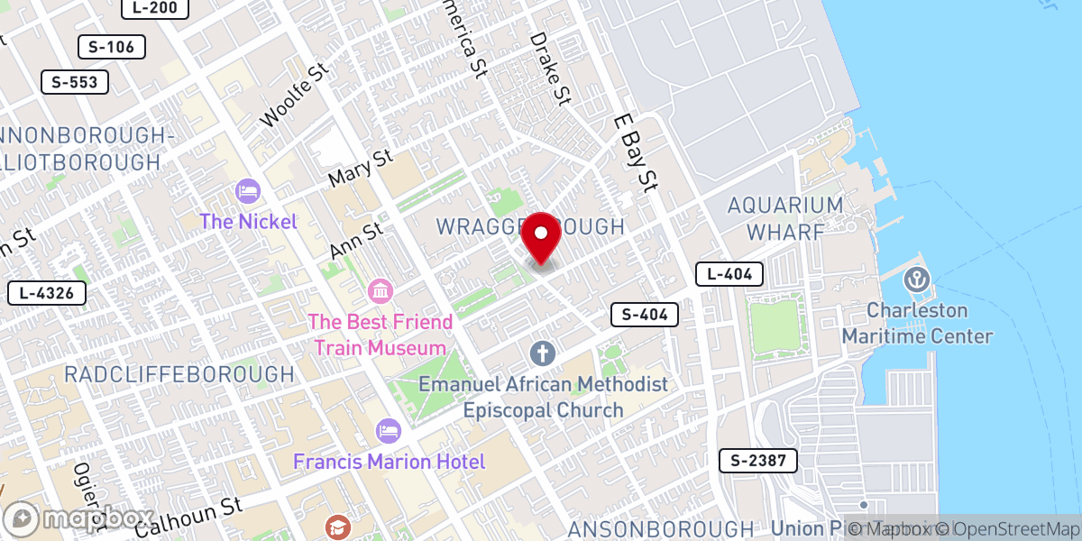 Map showing location of New Tabernacle Fourth Baptist Church