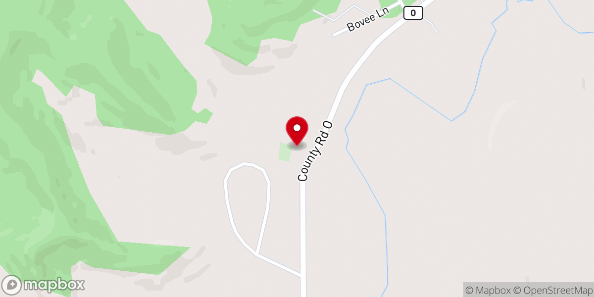 Map showing location of Ash Creek United Methodist Church