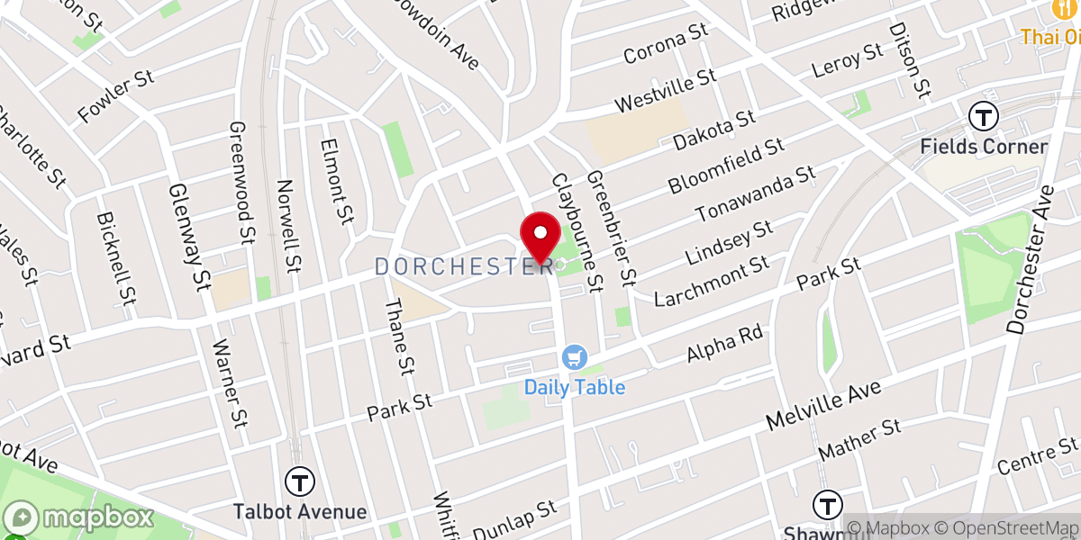 Map showing location of Ella J. Baker House