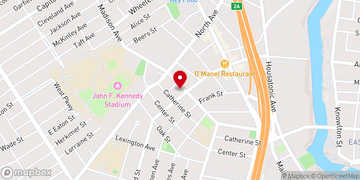 Map showing location of Emanuel Church