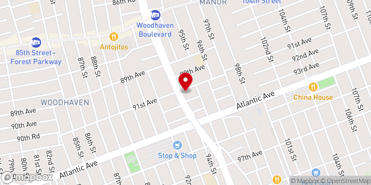 Map showing location of Emanuel United Church-Christ
