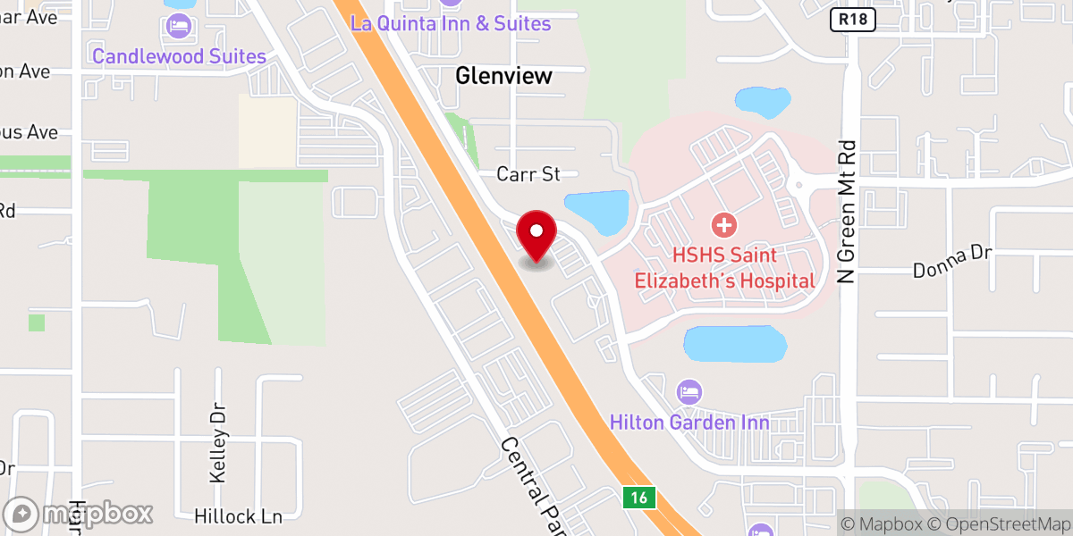 Map showing location of Enjoy Church