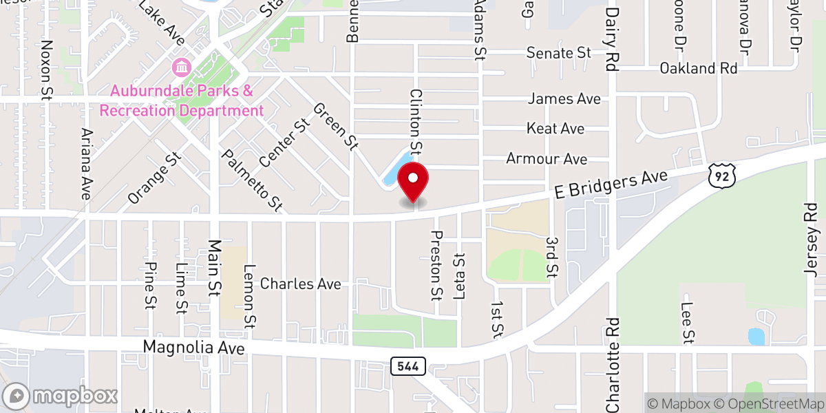 Map showing location of Epic Faith Fellowship Inc