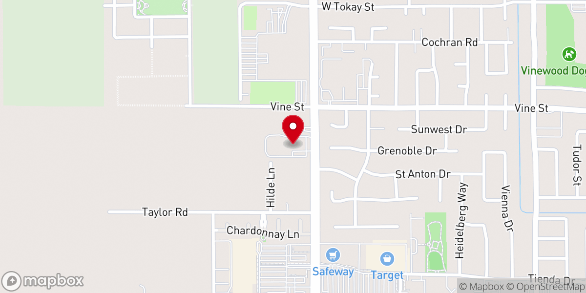 Map showing location of Episcopal Church - Saint John the Baptist