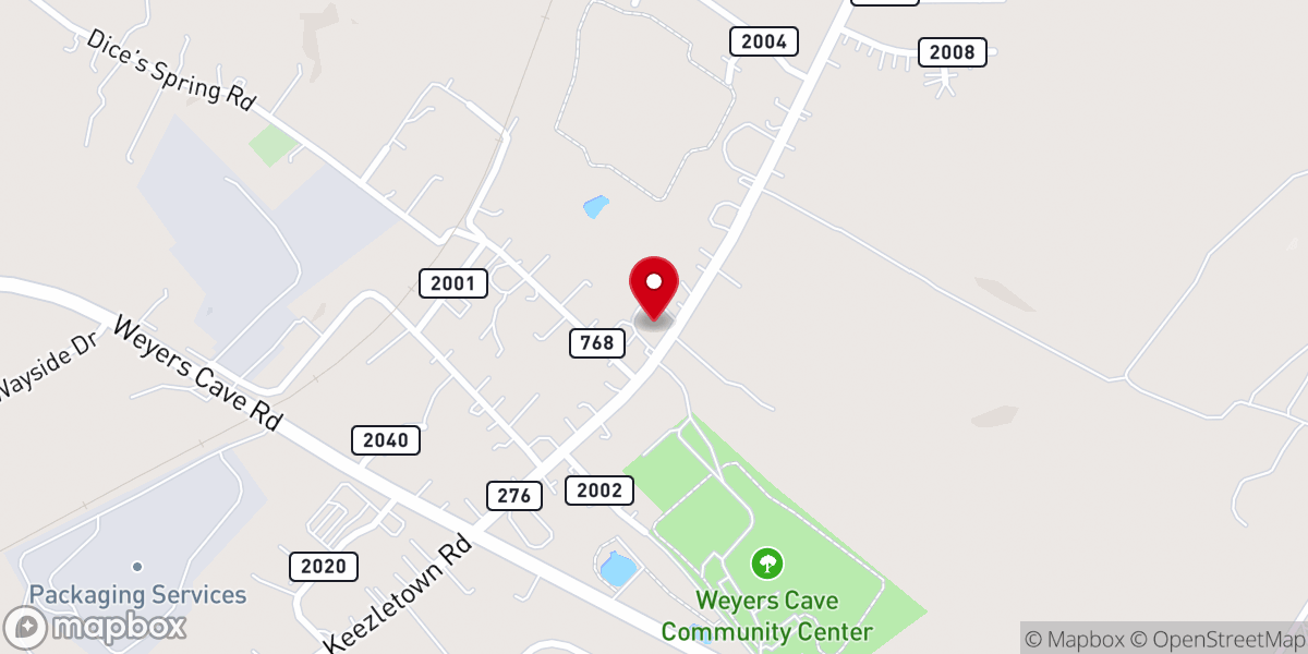 Map showing location of Equipping the Saints
