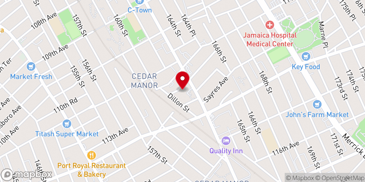 Map showing location of Eternal Sacred Order Of The Cherubim & Seraphim Church Mount Of Blessing Queens Branch
