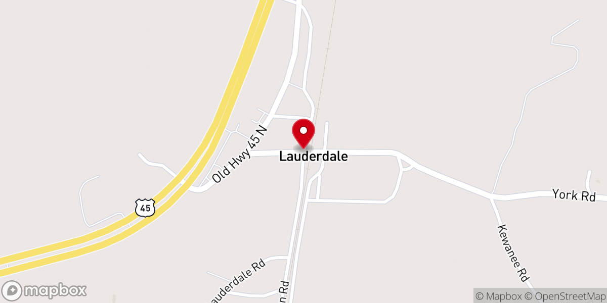 Map showing location of Evangelist Christian Baptist Church