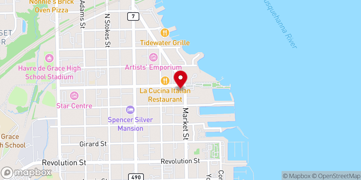Map showing location of Evangelistic Church of Deliverance, Inc.