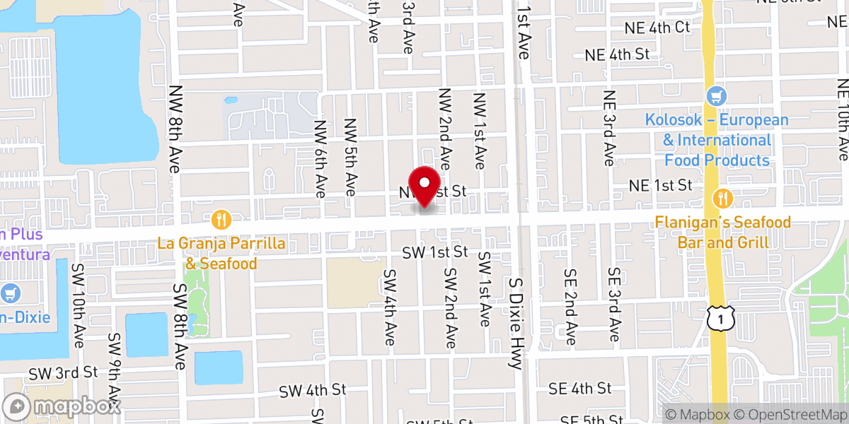 Map showing location of Expansion Church