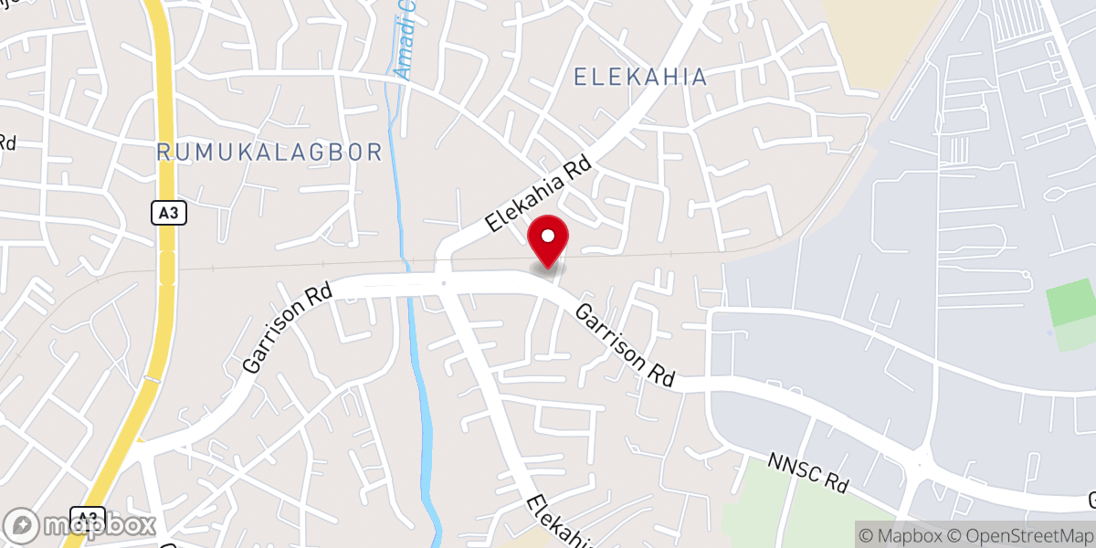 Map showing location of St. Matthew's Anglican Church