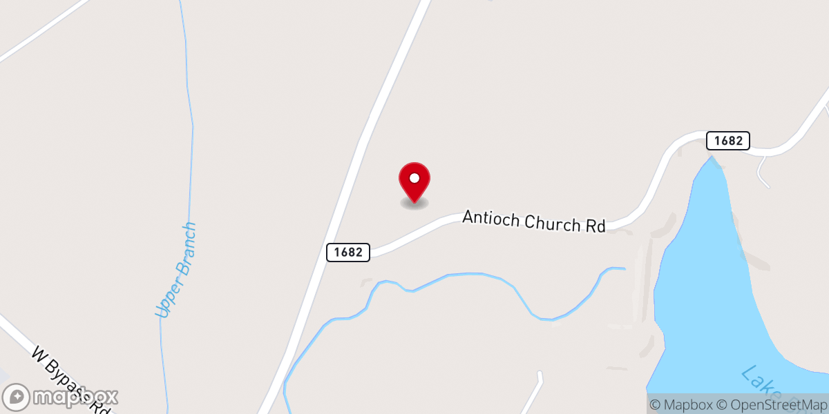 Map showing location of Ambassador Baptist Church