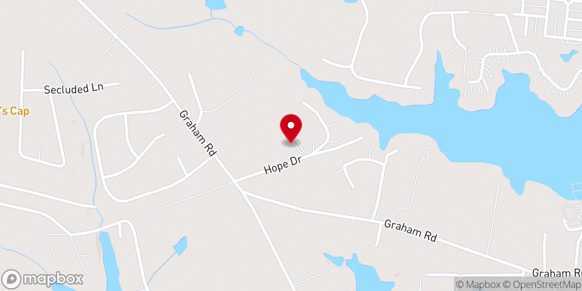 Map showing location of Lakeshore Church PCA