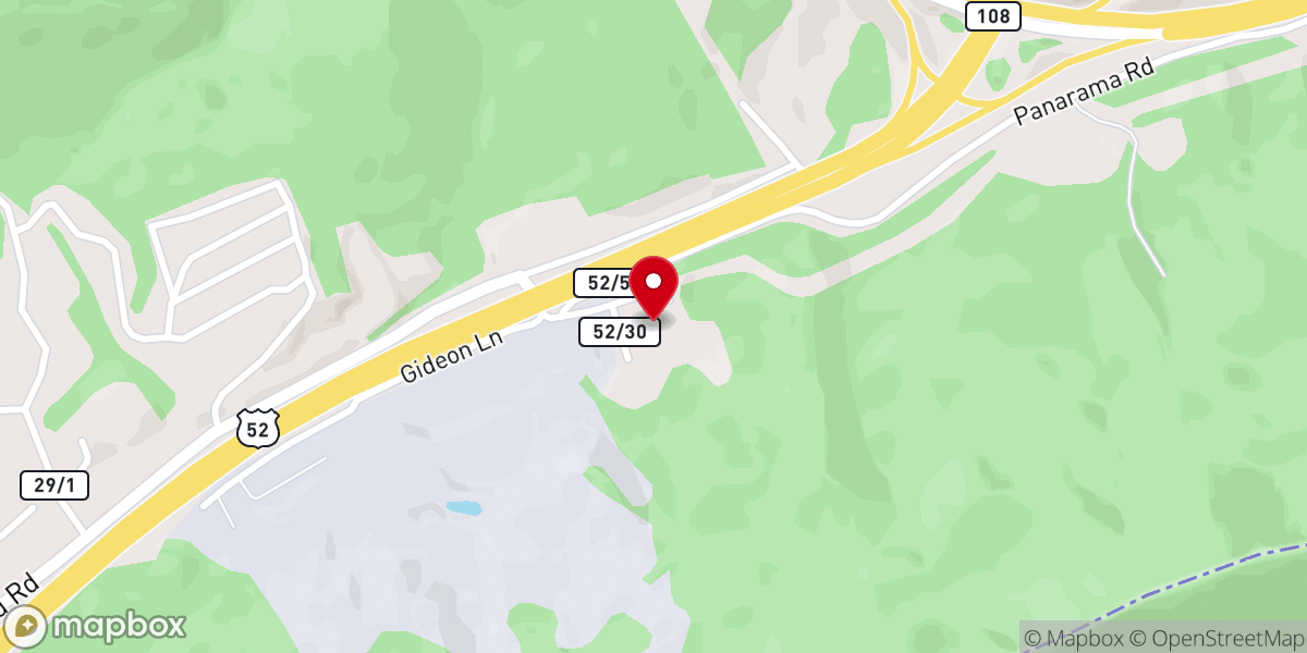 Map showing location of St Mary's Orthodox Church