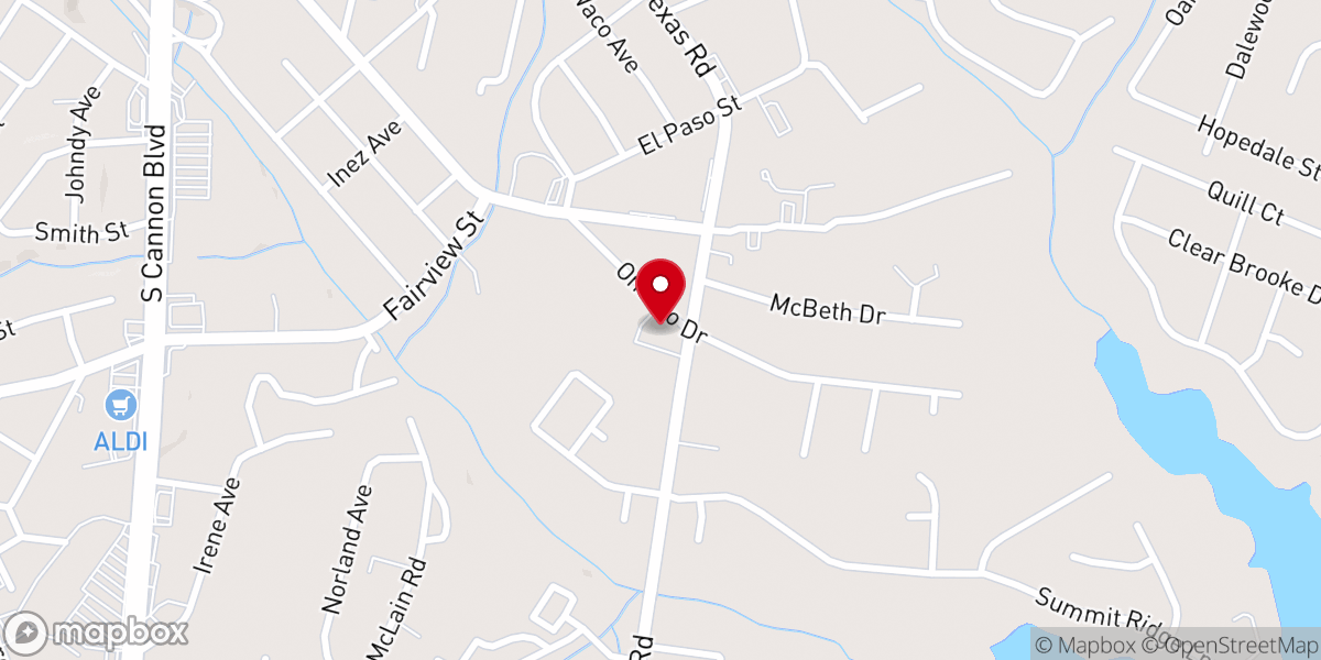 Map showing location of Iglesia Emanuel NuevaVida