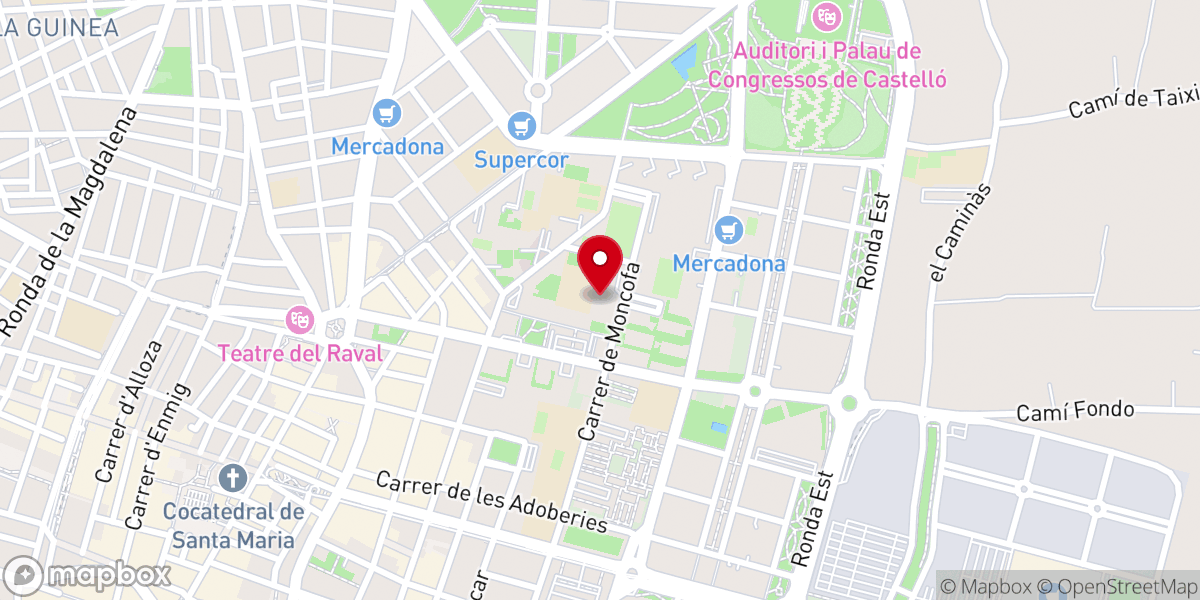 Map showing location of Parroquia Santo Tomás de Villanueva