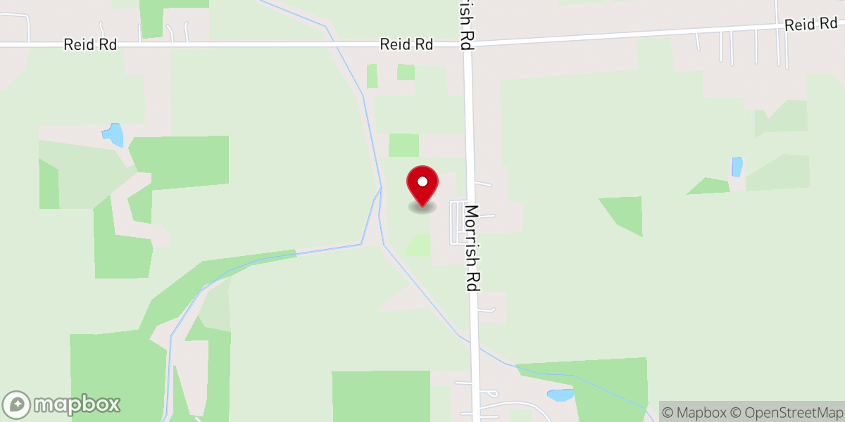 Map showing location of Swartz Creek Church of The Nazarene