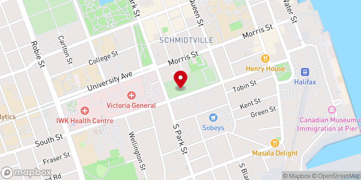 Map showing location of Our Lady of Sorrows Chapel