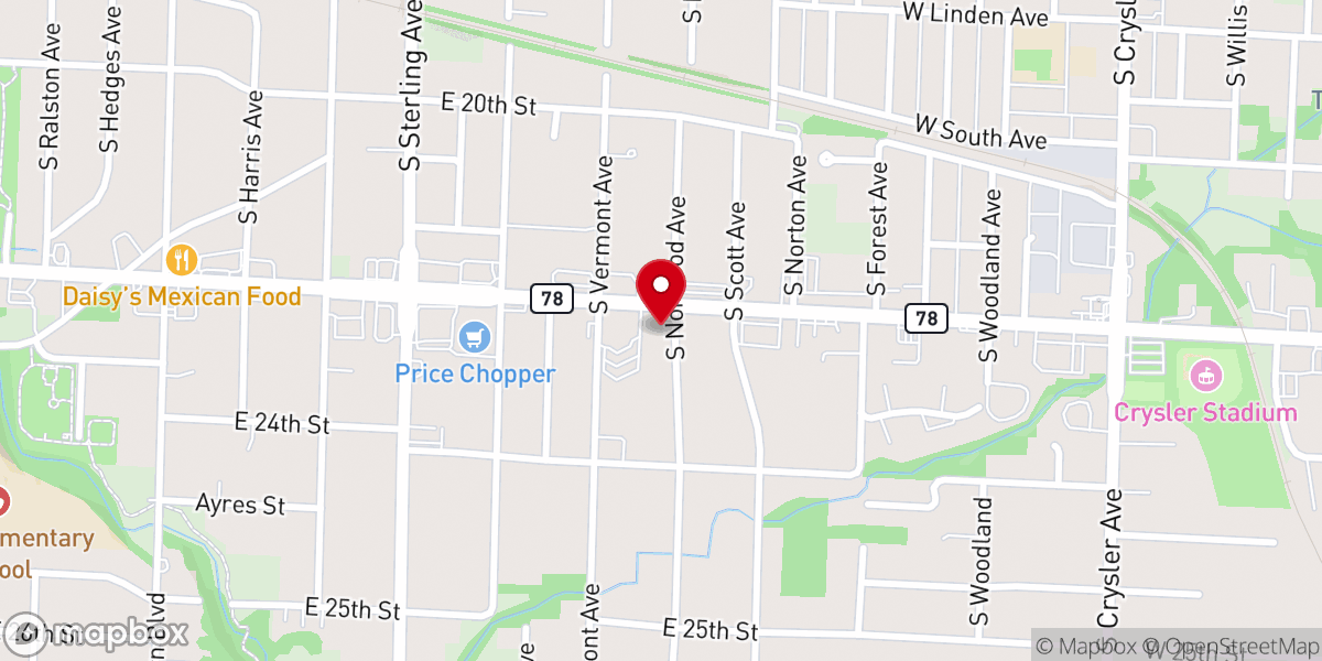 Map showing location of Lighthouse Application Ministries