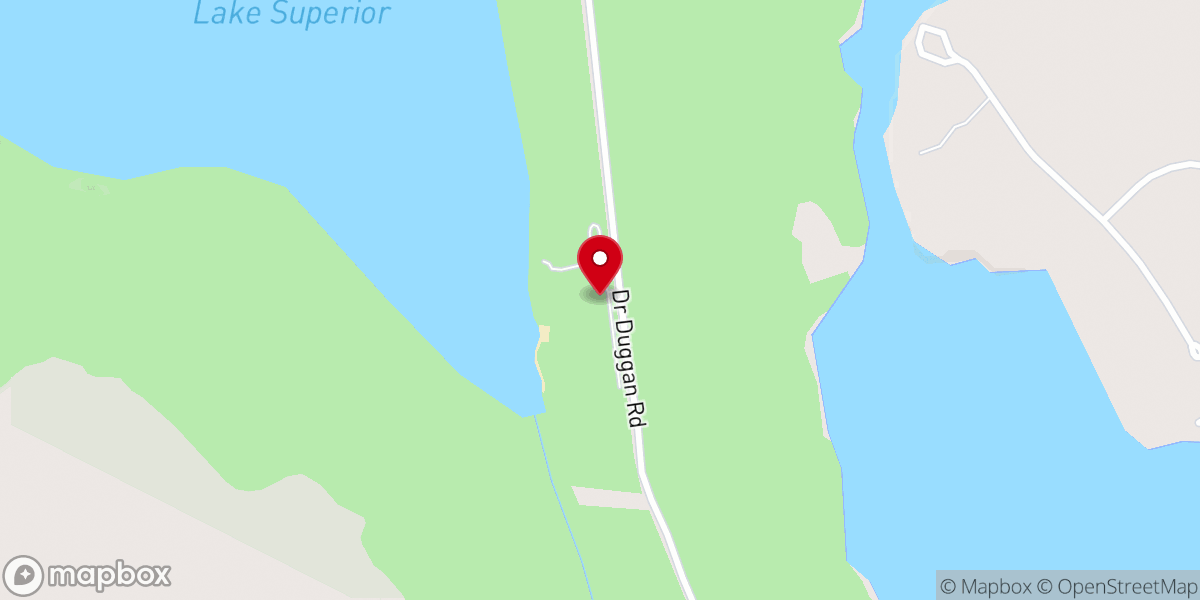 Map showing location of Lake Superior State Park