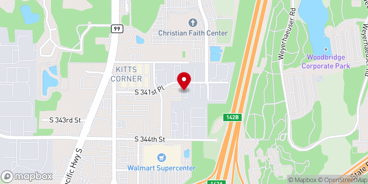 Map showing location of Hearts of Fire Church