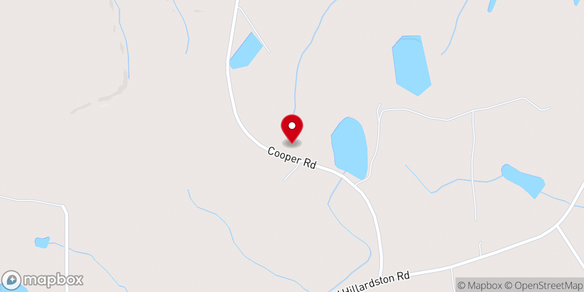 Map showing location of Social Union Baptist Church