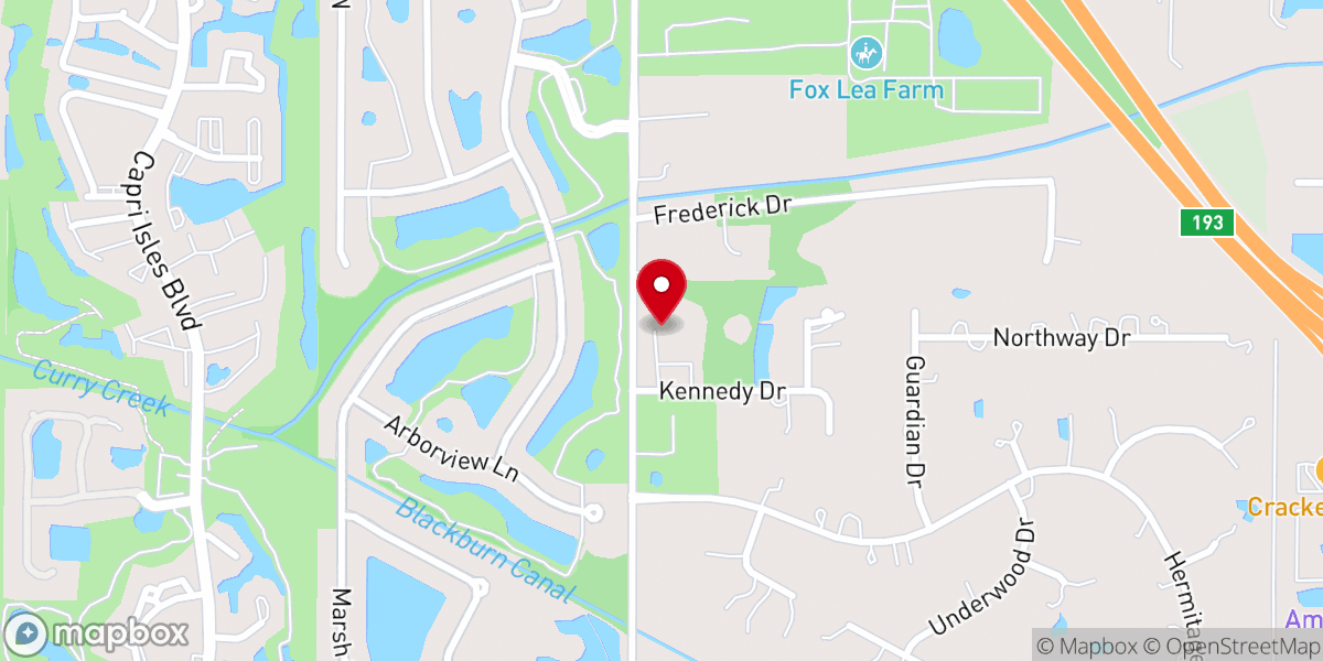 Map showing location of Jewish Congregation of Venice