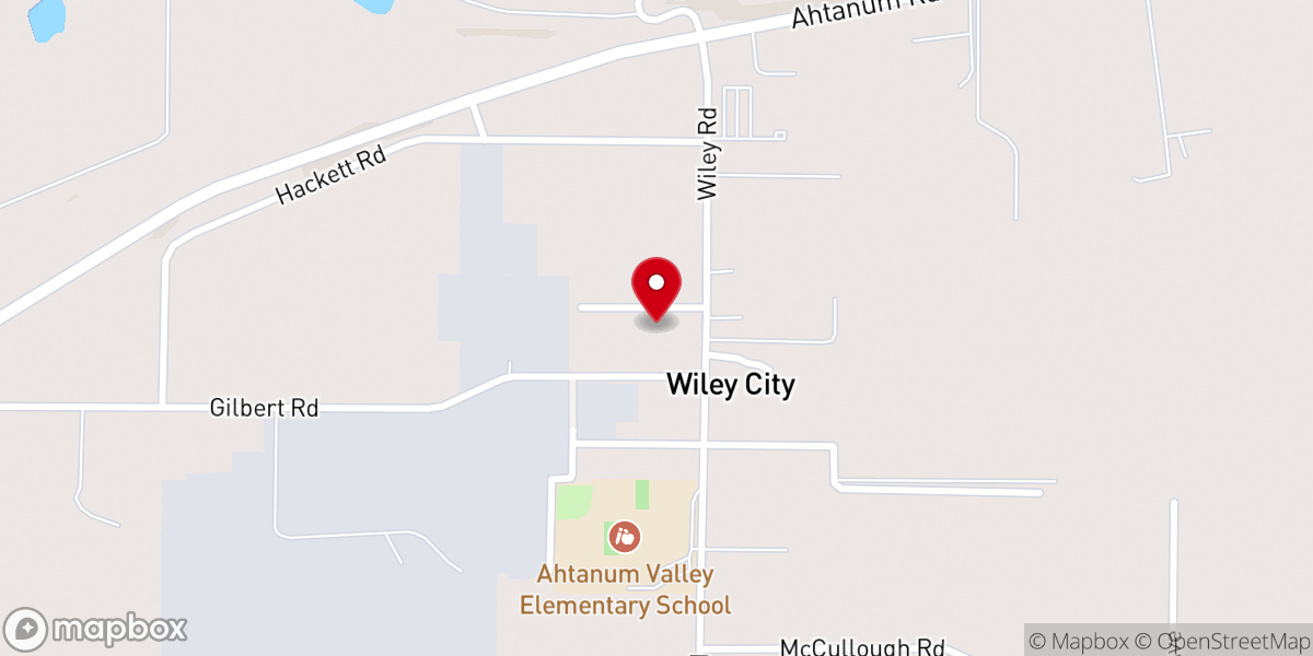 Map showing location of Cornerstone Pentecostal Church