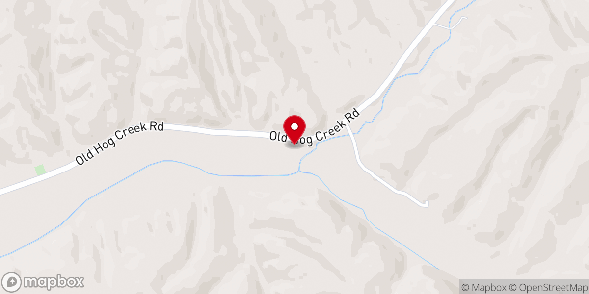Map showing location of Rays Chapel Baptist Church