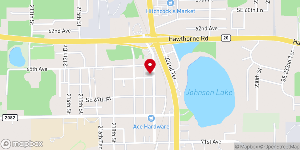 Map showing location of First Baptist Children's Church