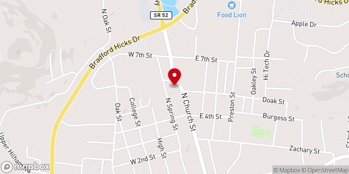 Map showing location of Colson and Maxwell: Daryl A. Colson
