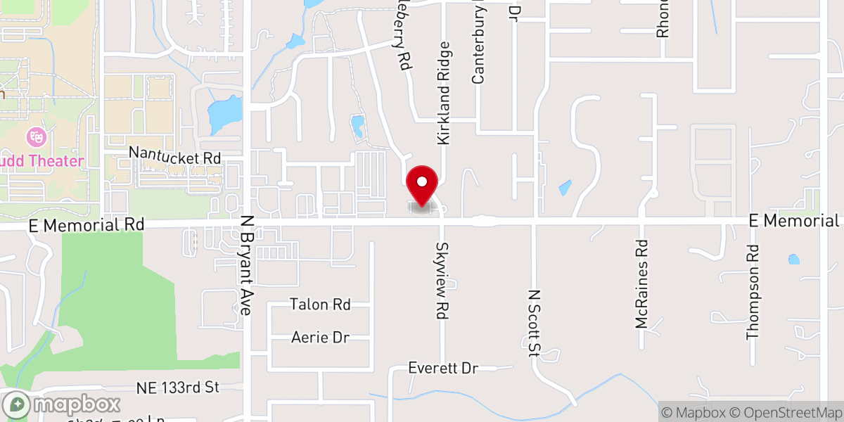 Map showing location of 에드몬드 은혜교회 (Edmond Korean Church of Grace)