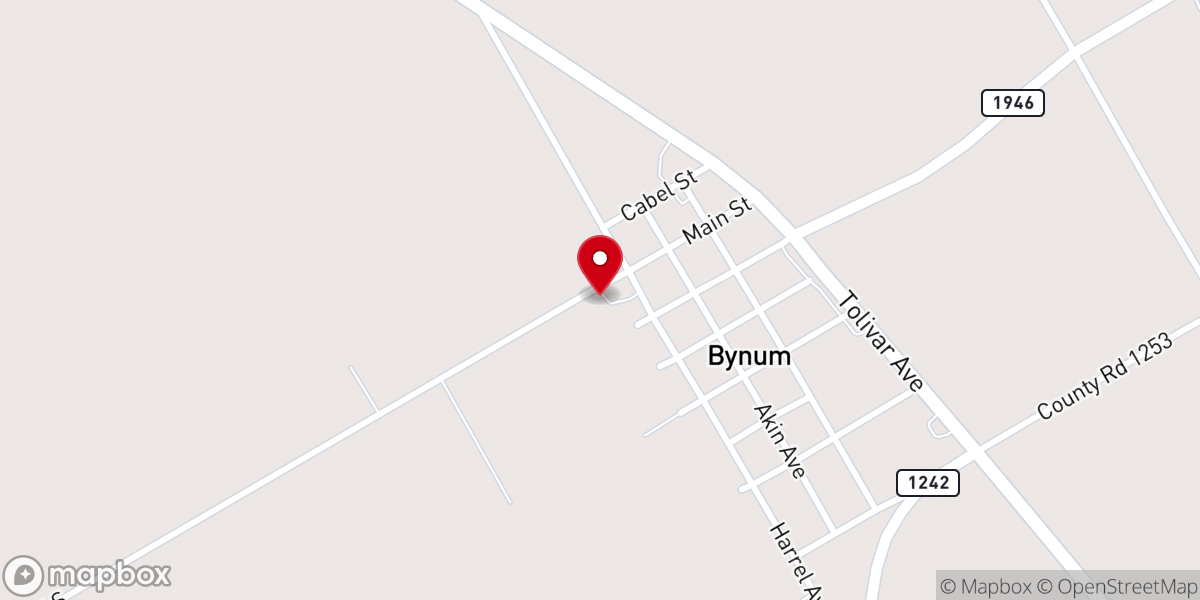 Map showing location of First Baptist Church