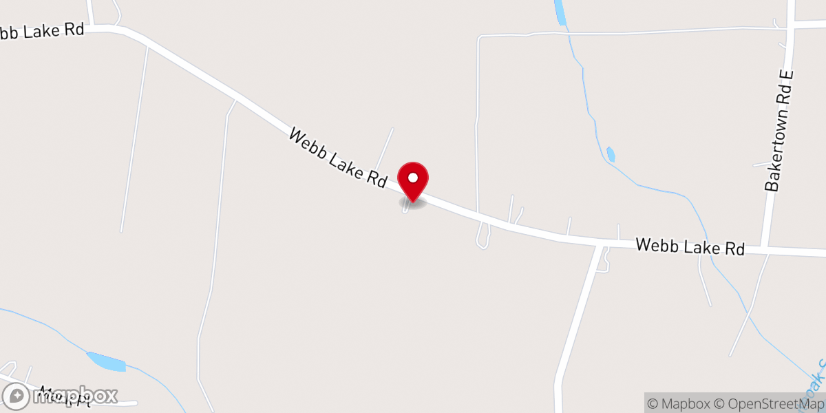 Map showing location of Owens Chapel Church