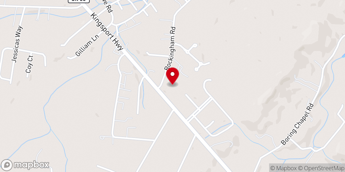 Map showing location of Living Word Lutheran Church