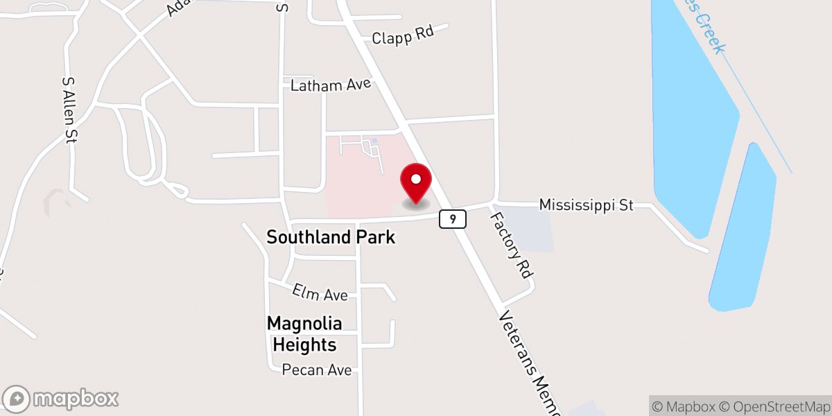 Map showing location of Bert Parish - State Farm Insurance Agent