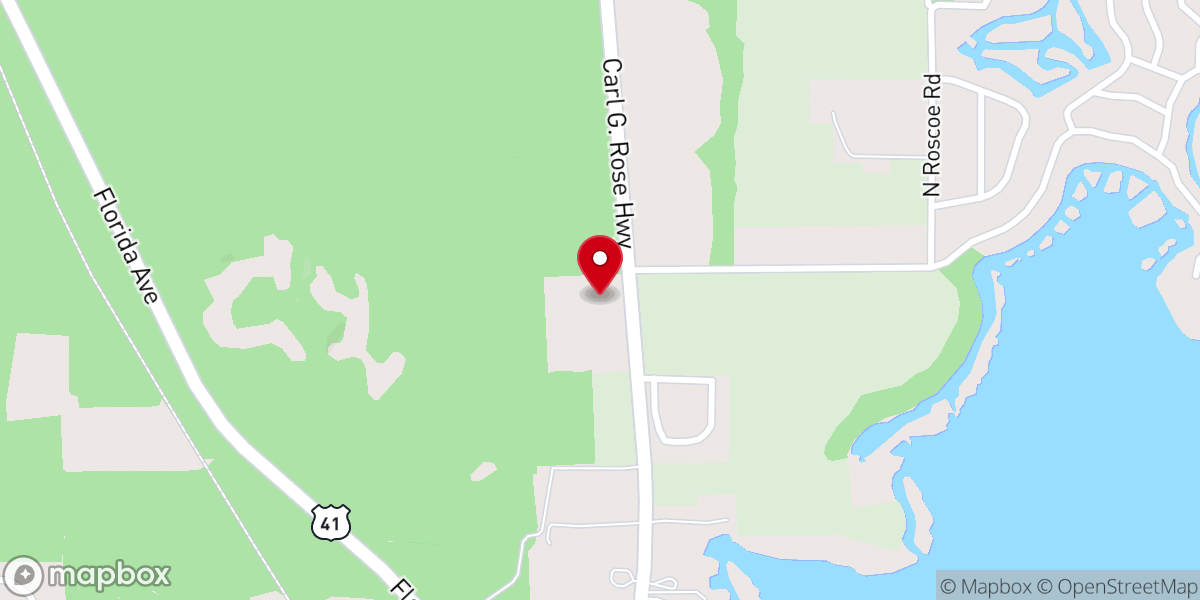 Map showing location of Citrus County Family Resource Center