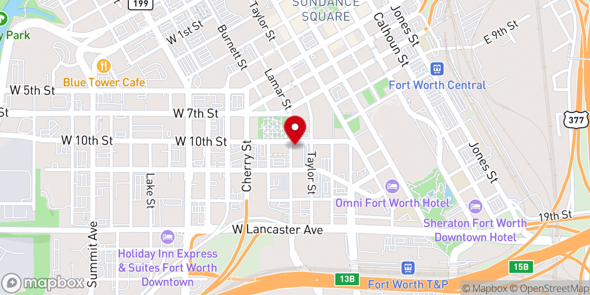 Map showing location of St. Andrew's Anglican Church