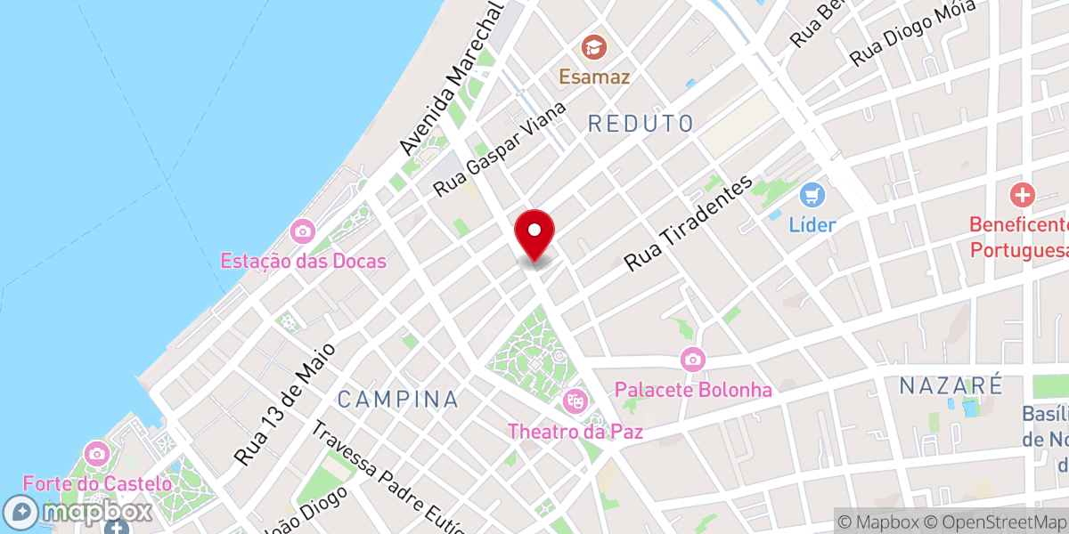 Map showing location of Igreja Evangélica Assembleia de Deus Da Praça da Republica