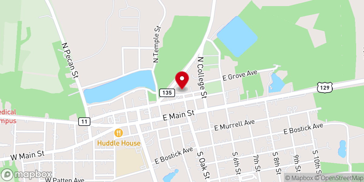 Map showing location of Cub Scout Pack 864, Boy Scouts of America