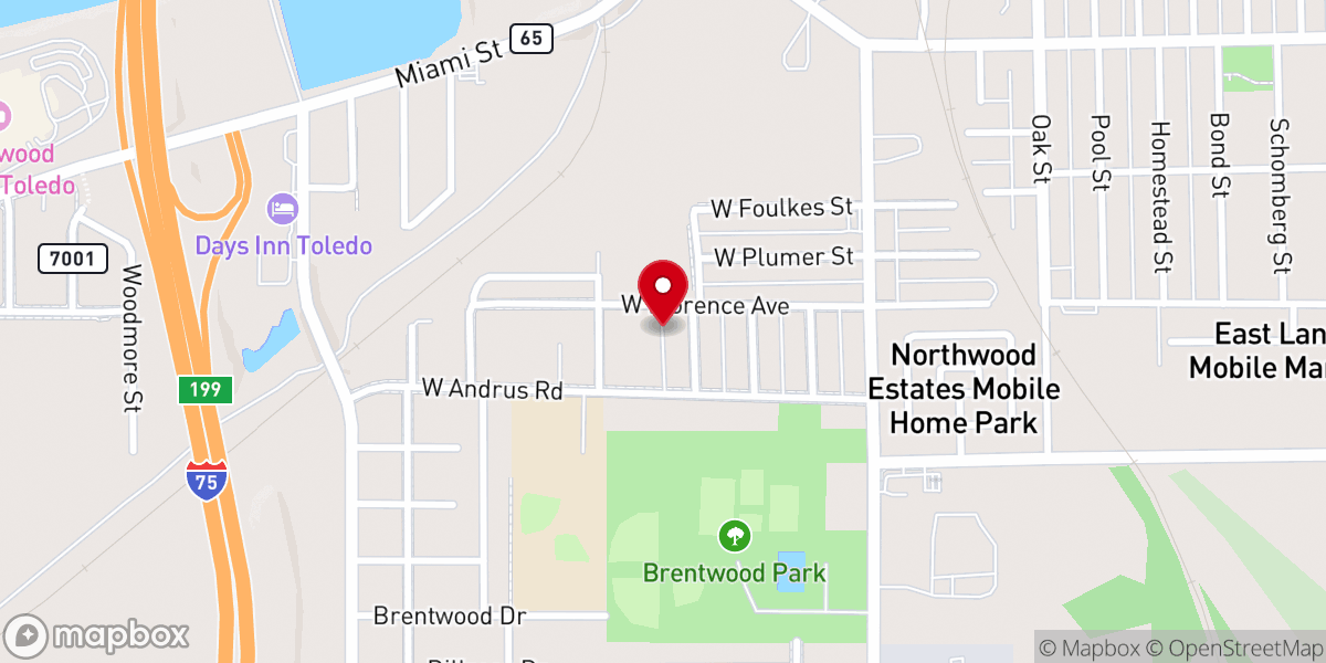 Map showing location of Calvary Way Holiness Church of God