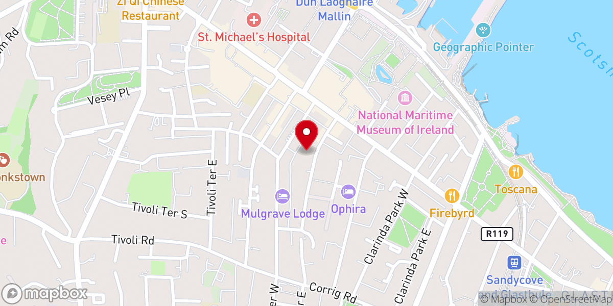 Map showing location of The Methodist Church